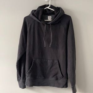 Gap Men’s Long Sleepved Black Hooded Sweatshirt
